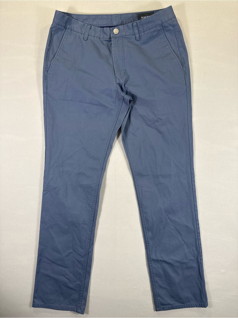 Bonobos Slim Straight Chinos in Slate Blue